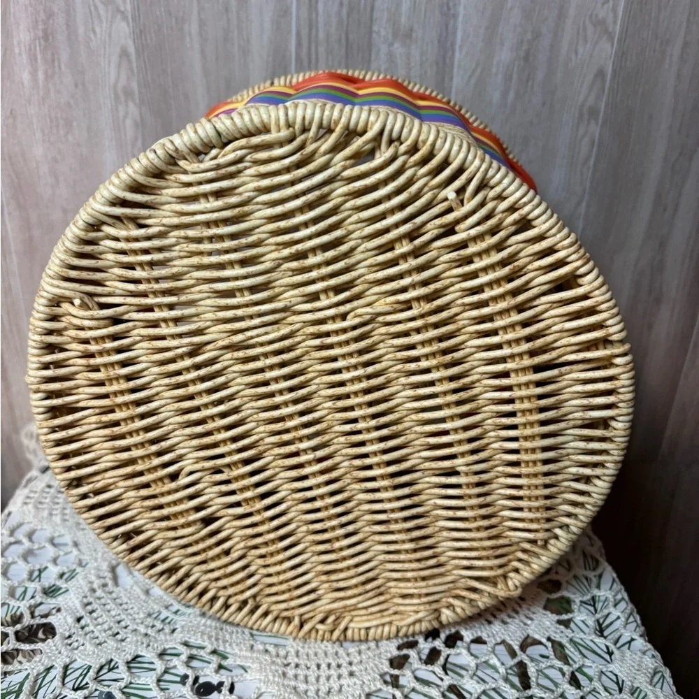 Nautica Home Resin Wicker Serveware Collection Basket